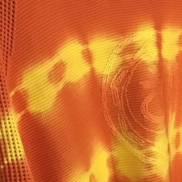 DESIGUAL Orange Faded and Ethnic Knit Sweater - Picture 8 of 12